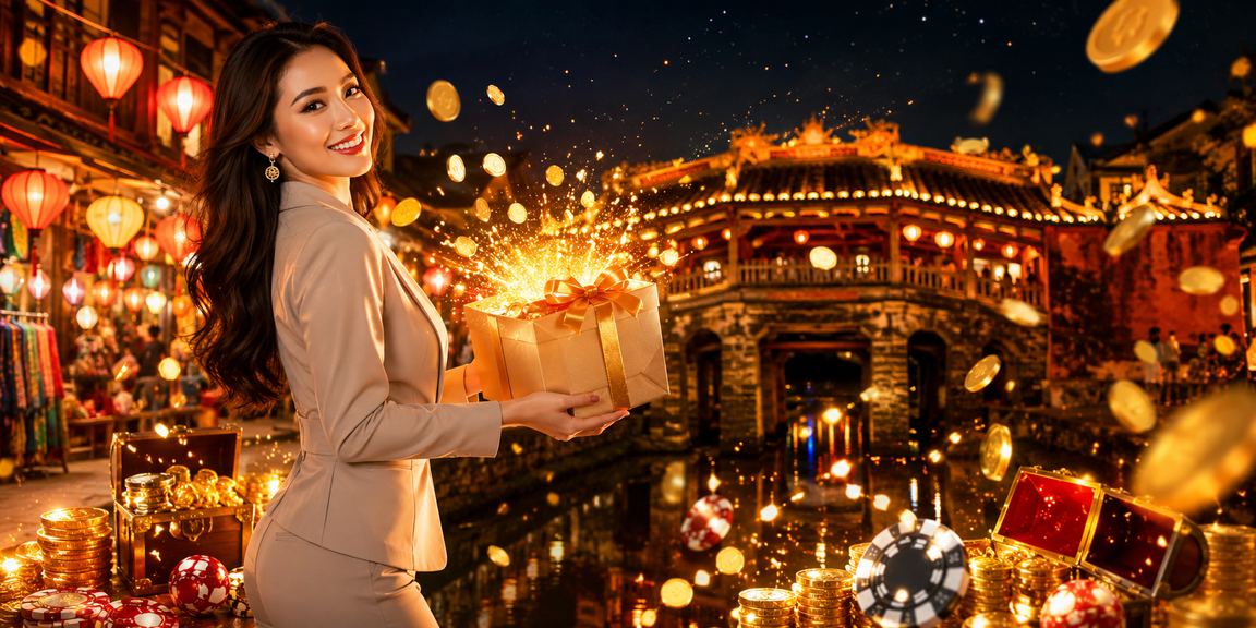 Khu chợ đêm cá cược tại Hội An